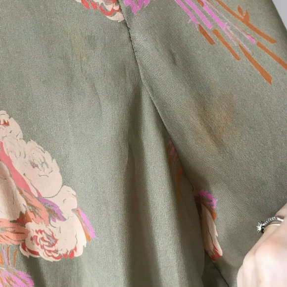The Great Printed Silk Boho Top Size M - Picture 9 of 9